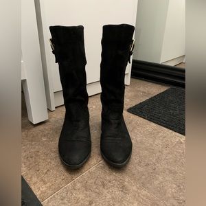 Aldo nubuck leather boots in great condition